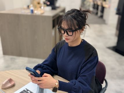 AIグラスの利用